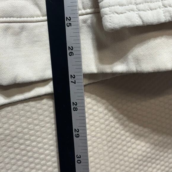 Columbia Women’s Cream Pullover Sweatshirt Medium — Cozy, Quilted-Sleeve Tunic - Picture 8 of 9